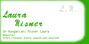 laura misner business card